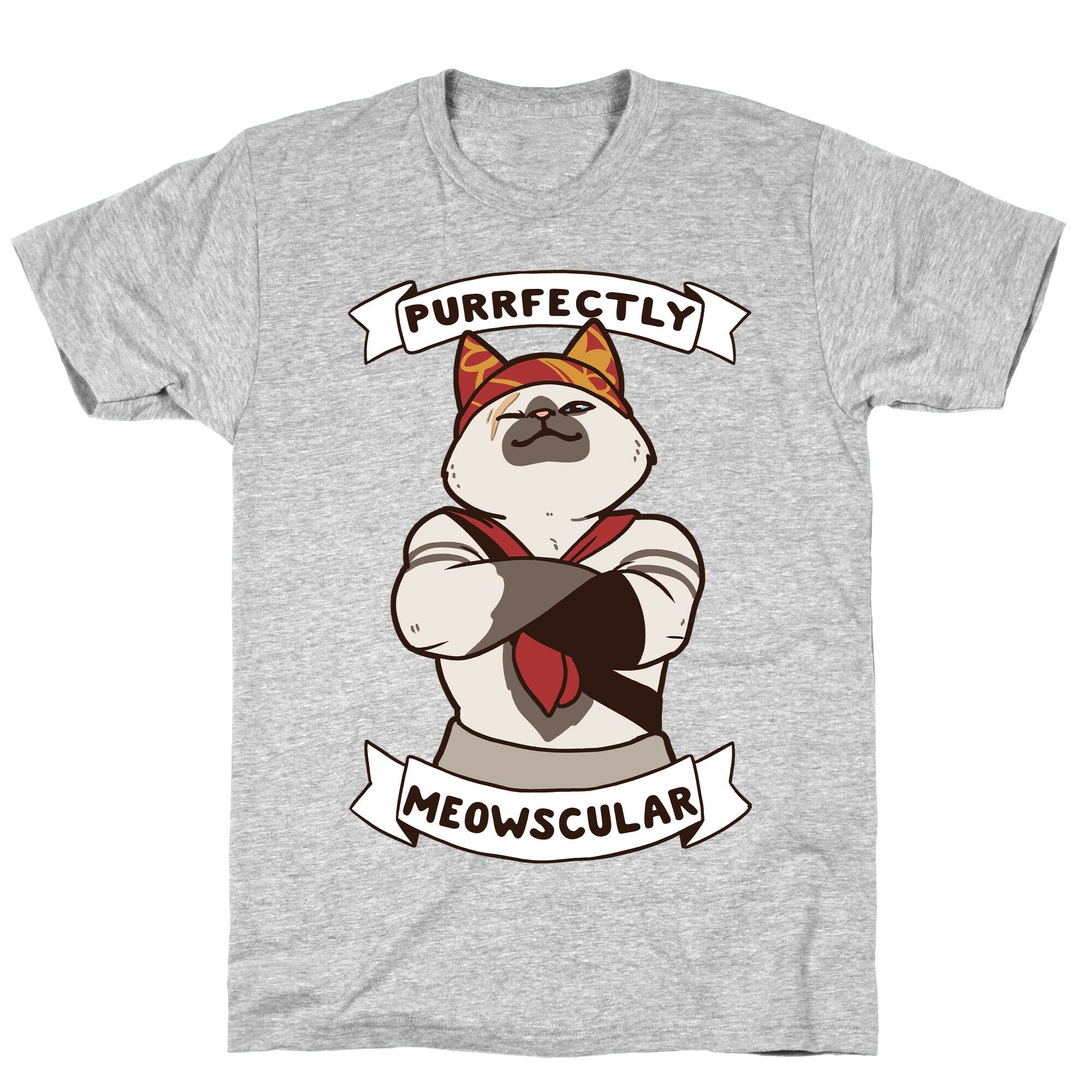 Purrfectly Meowscular T-Shirt